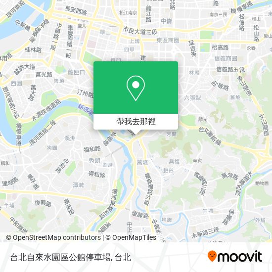 台北自來水園區公館停車場地圖
