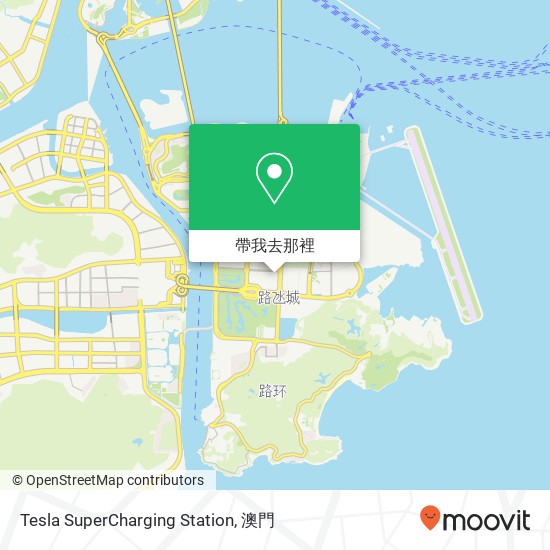 Tesla SuperCharging Station地圖