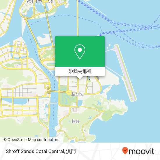 Shroff Sands Cotai Central地圖