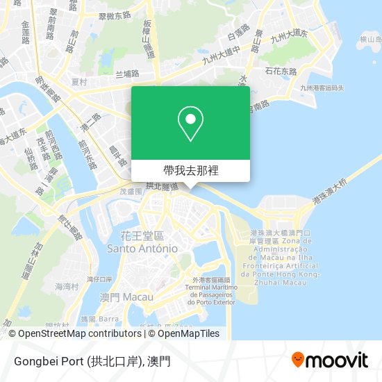 Gongbei Port (拱北口岸)地圖