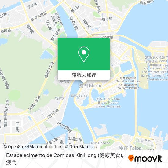 Estabelecimento de Comidas Kin Hong (健康美食)地圖