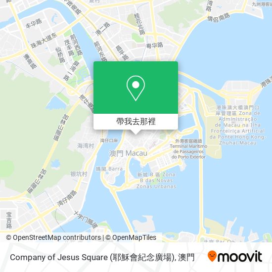 Company of Jesus Square (耶穌會紀念廣場)地圖