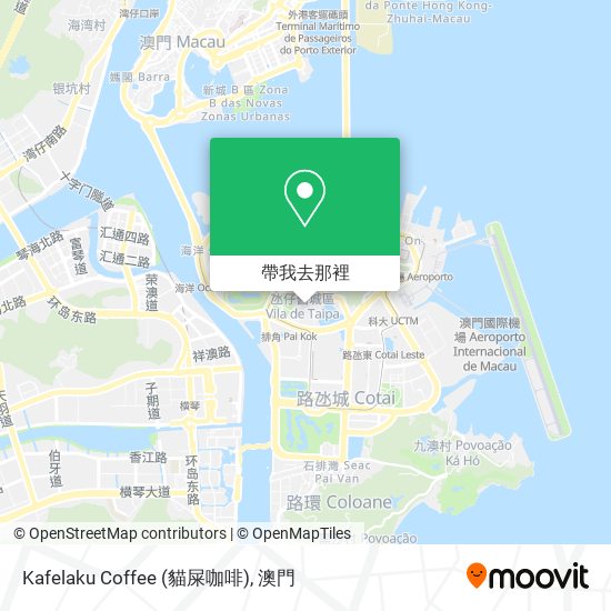 Kafelaku Coffee (貓屎咖啡)地圖