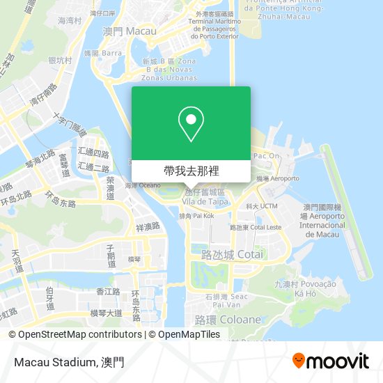 Macau Stadium地圖