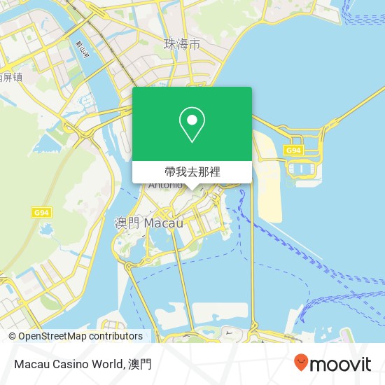 Macau Casino World地圖