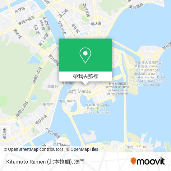 Kitamoto Ramen (北本拉麵)地圖