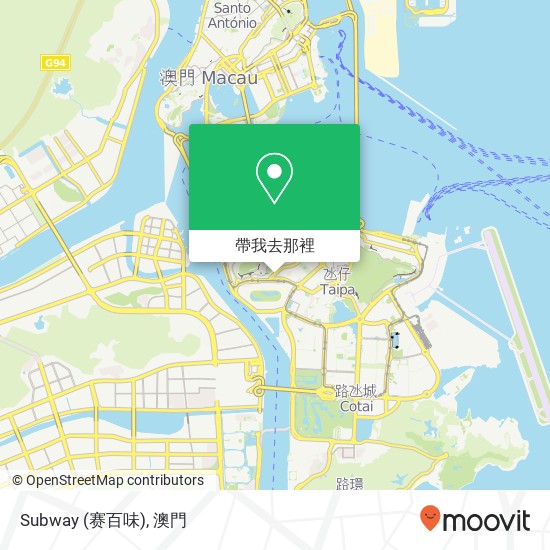 Subway (赛百味)地圖