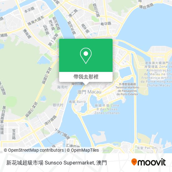 新花城超級市場 Sunsco Supermarket地圖