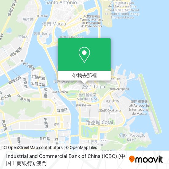 Industrial and Commercial Bank of China (ICBC) (中国工商银行)地圖