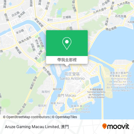 Aruze Gaming Macau Limited地圖