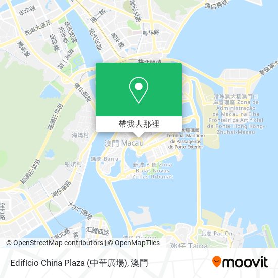 Edifício China Plaza (中華廣場)地圖