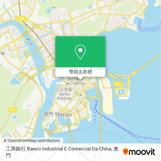工商銀行 Banco Industrial E Comercial Da China地圖