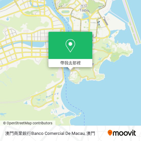 澳門商業銀行Banco Comercial De Macau地圖