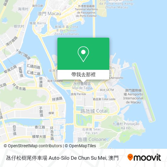 氹仔松樹尾停車場 Auto-Silo De Chun Su Mei地圖