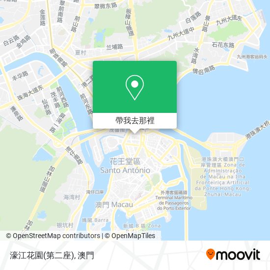 濠江花園(第二座)地圖