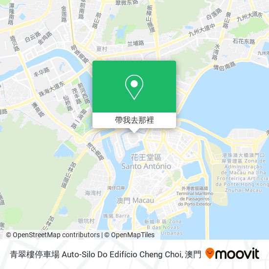 青翠樓停車場 Auto-Silo Do Edifício Cheng Choi地圖