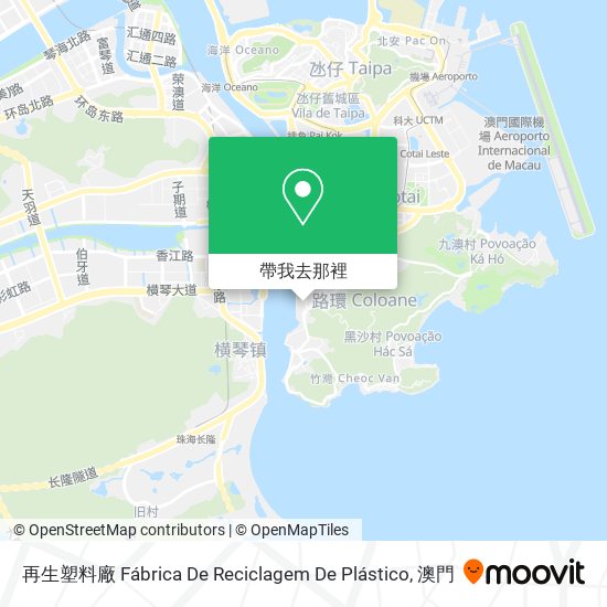 再生塑料廠 Fábrica De Reciclagem De Plástico地圖