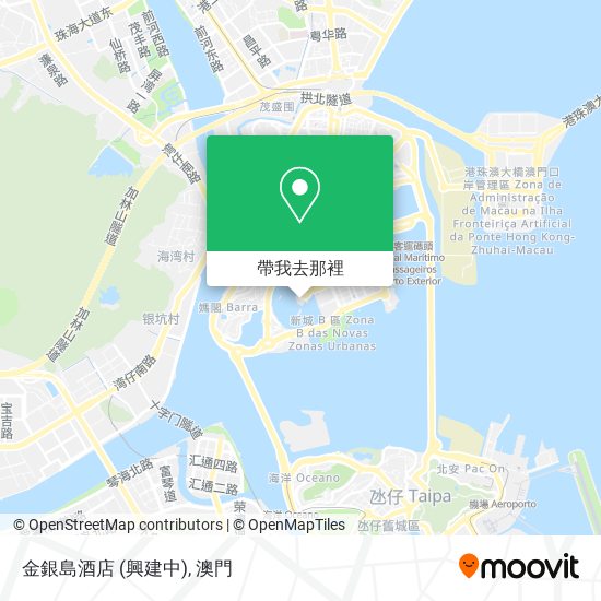 金銀島酒店 (興建中)地圖