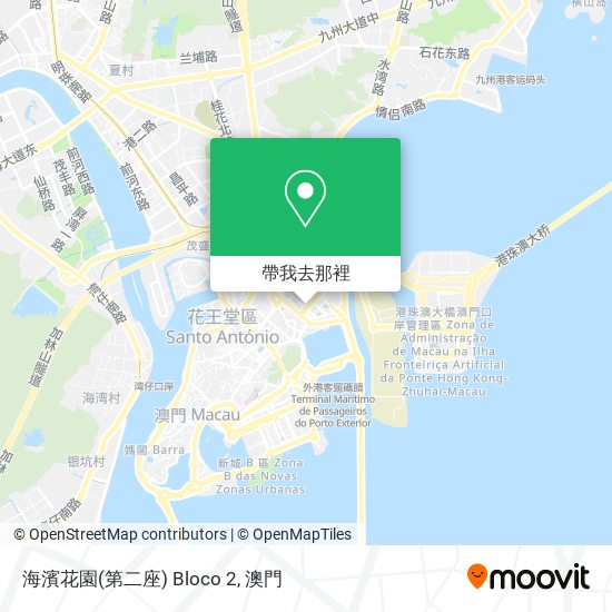 海濱花園(第二座) Bloco 2地圖