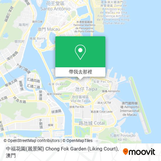 中福花園(麗景閣) Chong Fok Garden (Liking Court)地圖