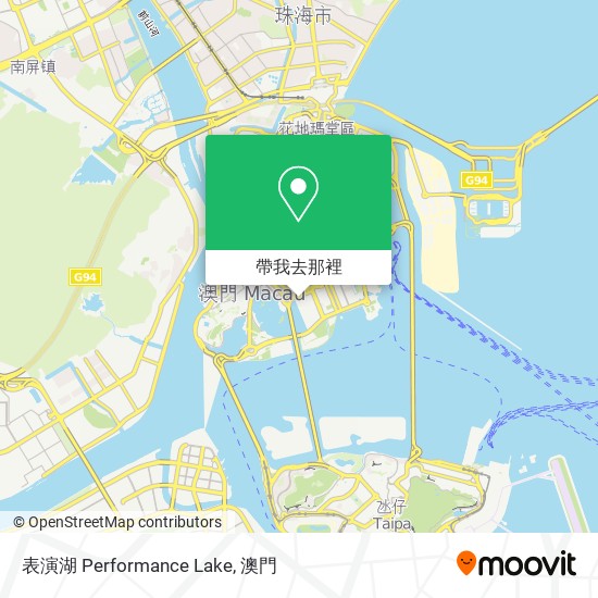 表演湖 Performance Lake地圖