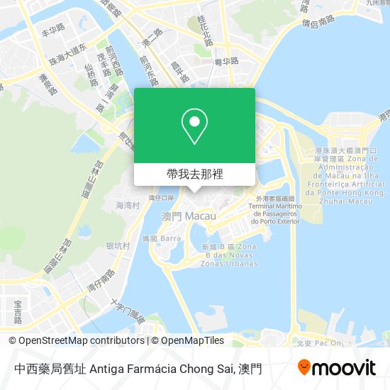 中西藥局舊址 Antiga Farmácia Chong Sai地圖
