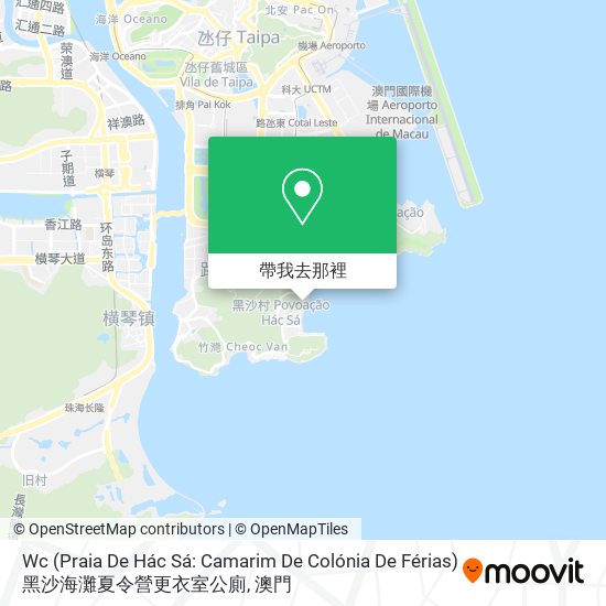 Wc (Praia De Hác Sá: Camarim De Colónia De Férias) 黑沙海灘夏令營更衣室公廁地圖