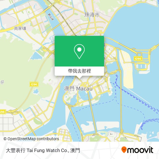 大豐表行 Tai Fung Watch Co.地圖