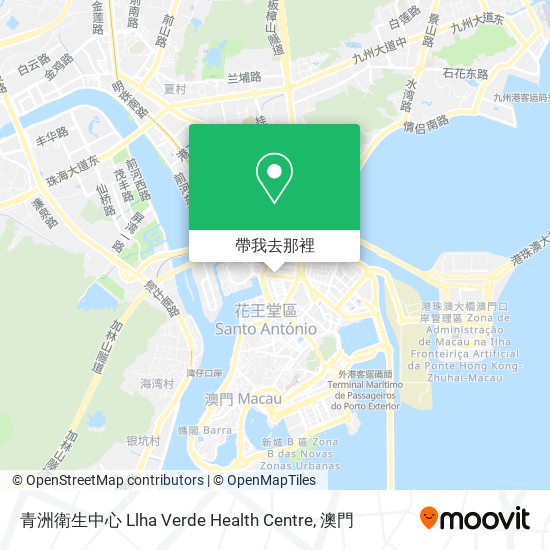 青洲衛生中心 Llha Verde Health Centre地圖