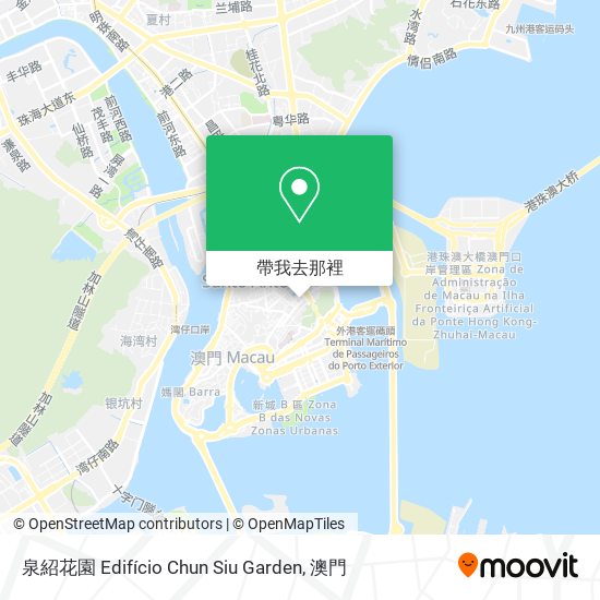 泉紹花園 Edifício Chun Siu Garden地圖