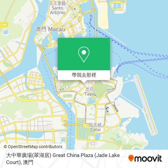 大中華廣場(翠湖居) Great China Plaza (Jade Lake Court)地圖