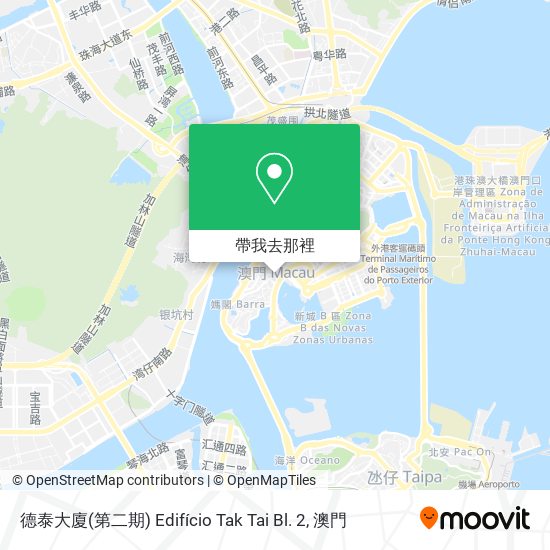 德泰大廈(第二期) Edifício Tak Tai Bl. 2地圖