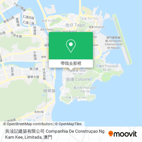 吳淦記建築有限公司 Companhia De Construçao Ng Kam Kee, Limitada地圖