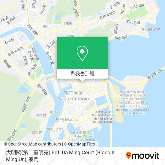 大明閣(第二座明苑) Edf. Da Ming Court (Bloco II Ming Un)地圖