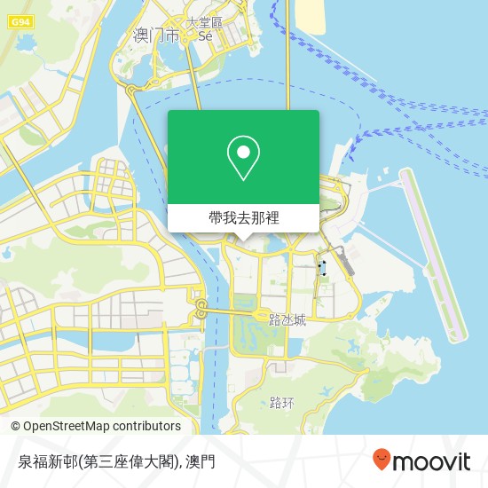泉福新邨(第三座偉大閣)地圖