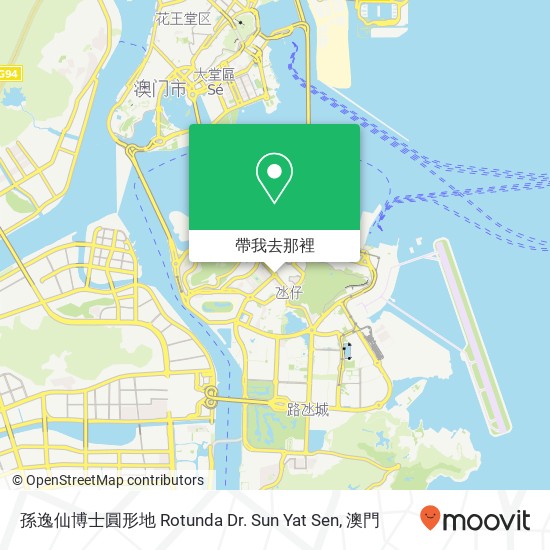 孫逸仙博士圓形地 Rotunda Dr. Sun Yat Sen地圖