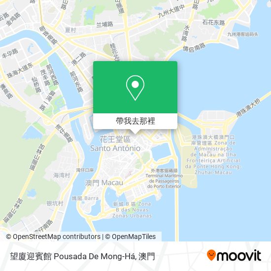 望廈迎賓館 Pousada De Mong-Há地圖