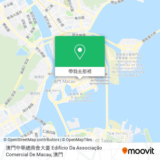 澳門中華總商會大廈 Edifício Da Associação Comercial De Macau地圖