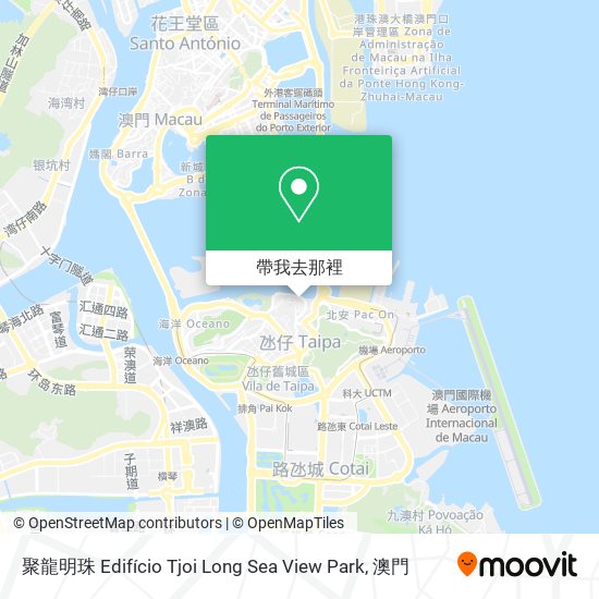 聚龍明珠 Edifício Tjoi Long Sea View Park地圖