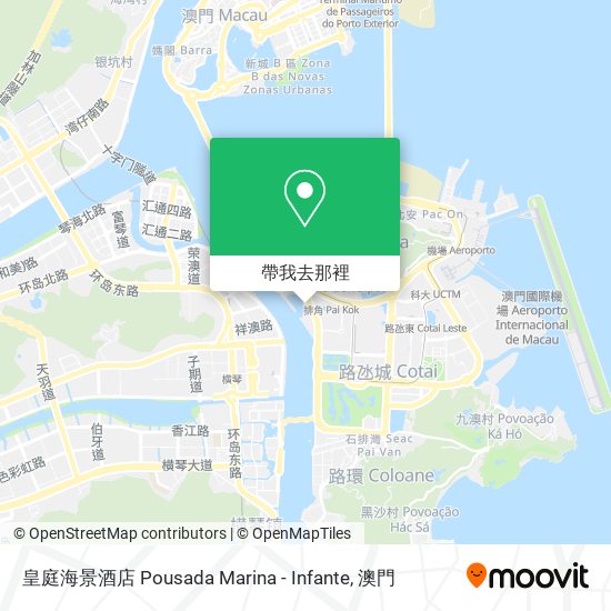 皇庭海景酒店 Pousada Marina - Infante地圖