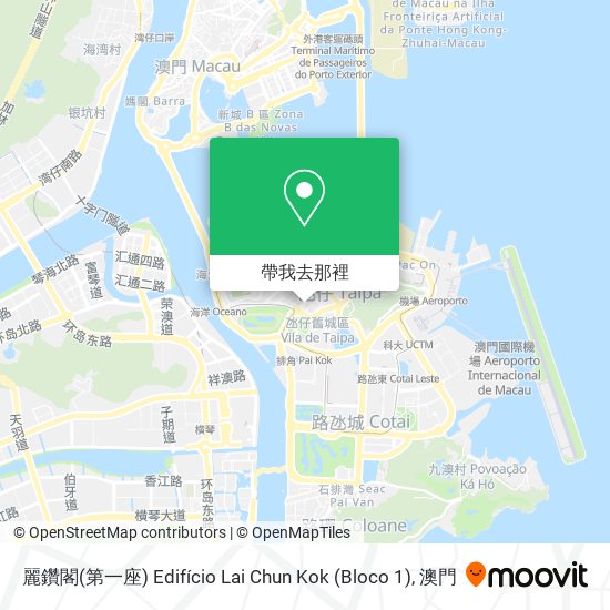 麗鑽閣(第一座) Edifício Lai Chun Kok (Bloco 1)地圖