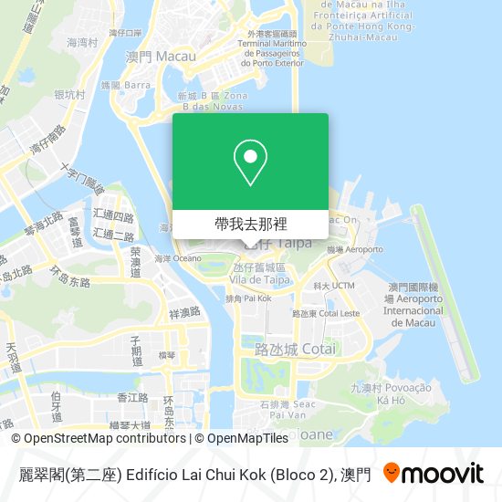 麗翠閣(第二座) Edifício Lai Chui Kok (Bloco 2)地圖