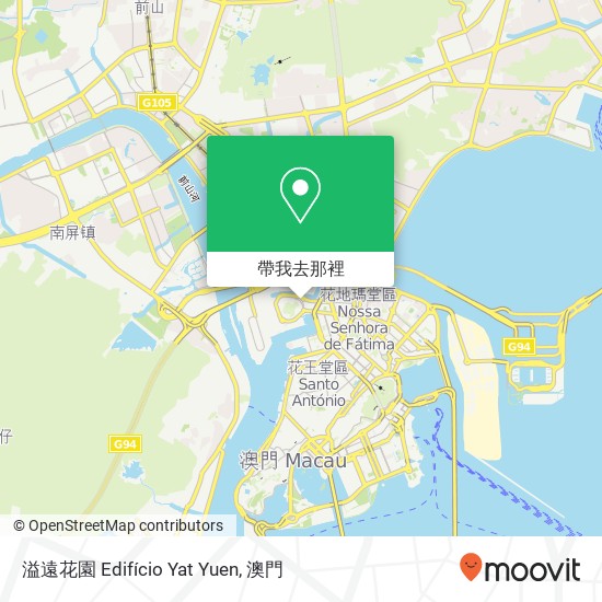 溢遠花園 Edifício Yat Yuen地圖