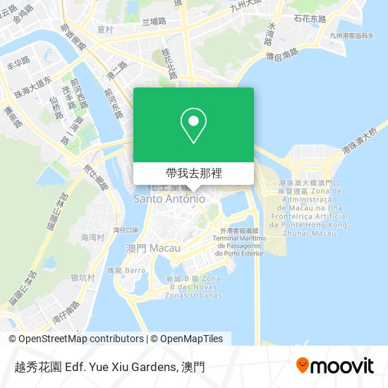 越秀花園 Edf. Yue Xiu Gardens地圖