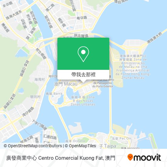 廣發商業中心 Centro Comercial Kuong Fat地圖