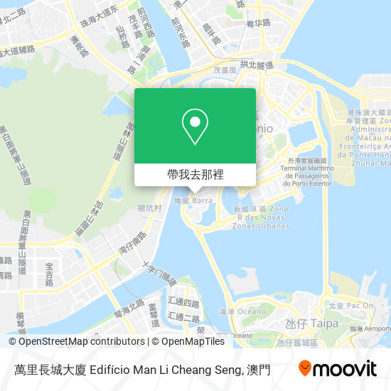 萬里長城大廈 Edifício Man Li Cheang Seng地圖