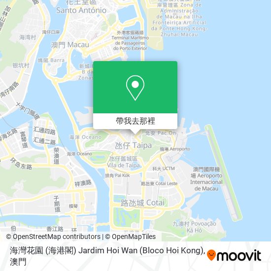 海灣花園 (海港閣) Jardim Hoi Wan (Bloco Hoi Kong)地圖