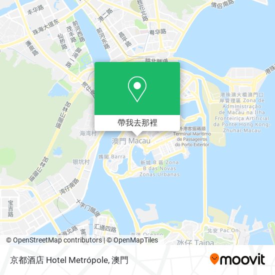 京都酒店 Hotel Metrópole地圖
