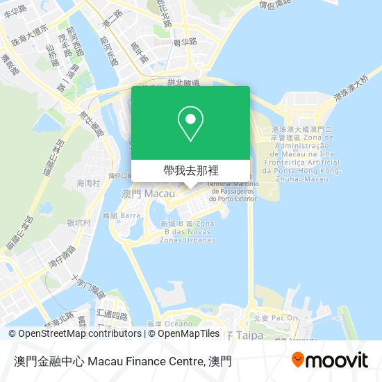 澳門金融中心 Macau Finance Centre地圖