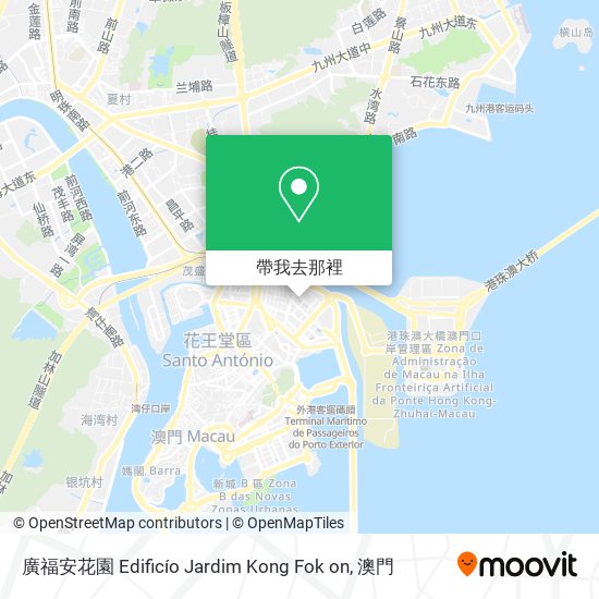 廣福安花園 Edificío Jardim Kong Fok on地圖